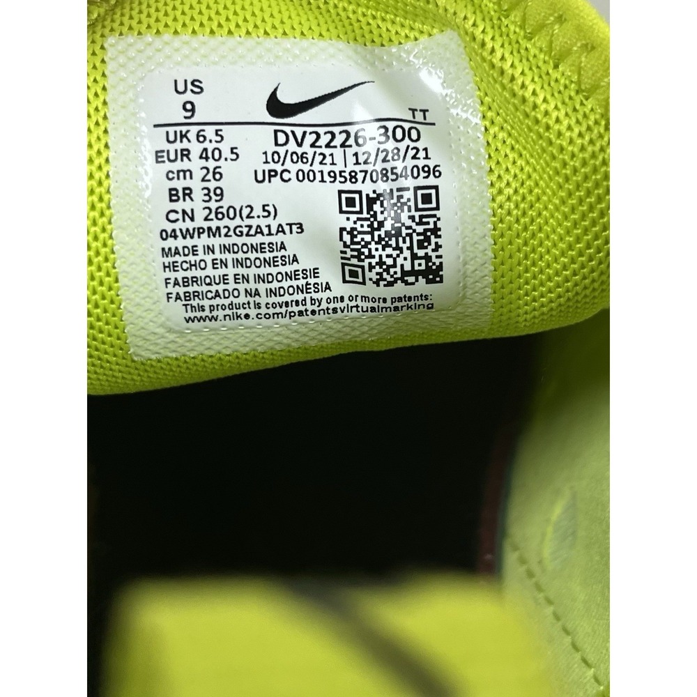 Nike Air Max 270 Sneakers Tennis Ball Running Women's Shoes Atomic Green Size 9 - Picture 13 of 13